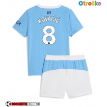 Otroške Nogometnih dresov Manchester City Mateo Kovacic #8 Domači 2025-26 Kratki rokavi (+ hlače)